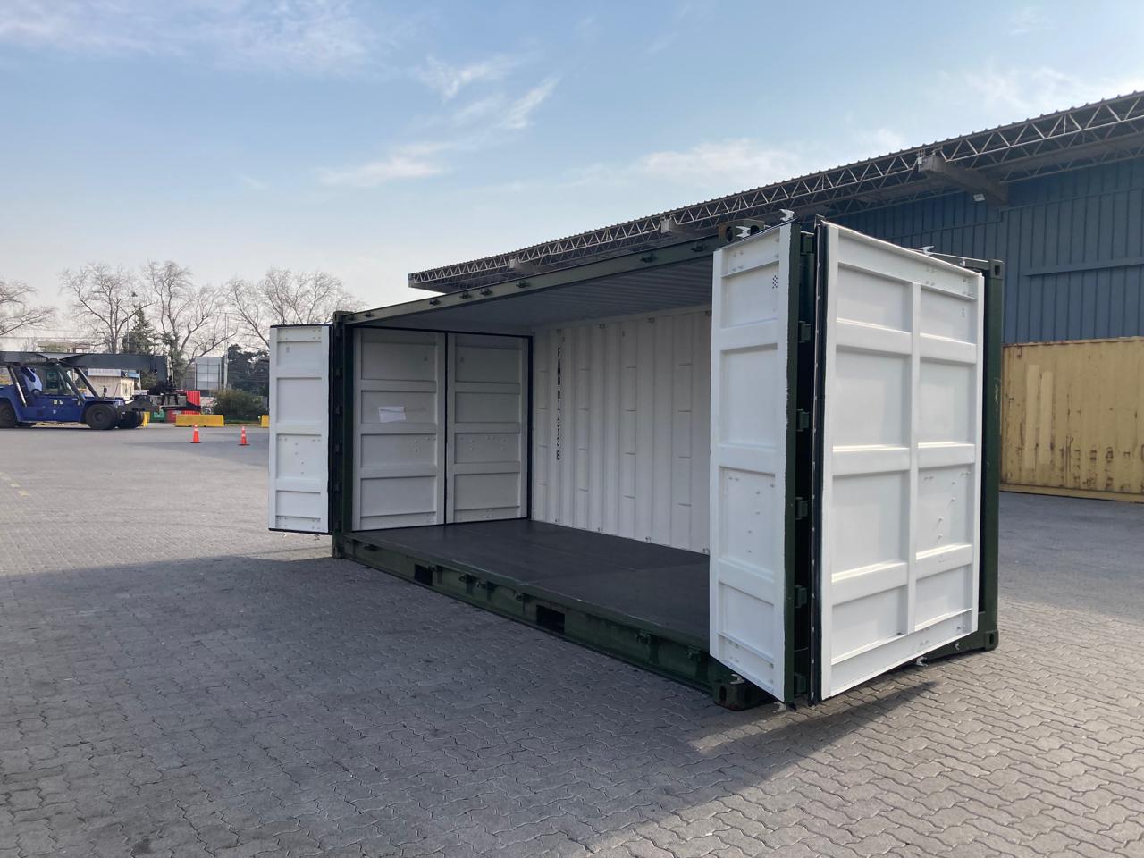 Contenedor 20' Open Side Bodega