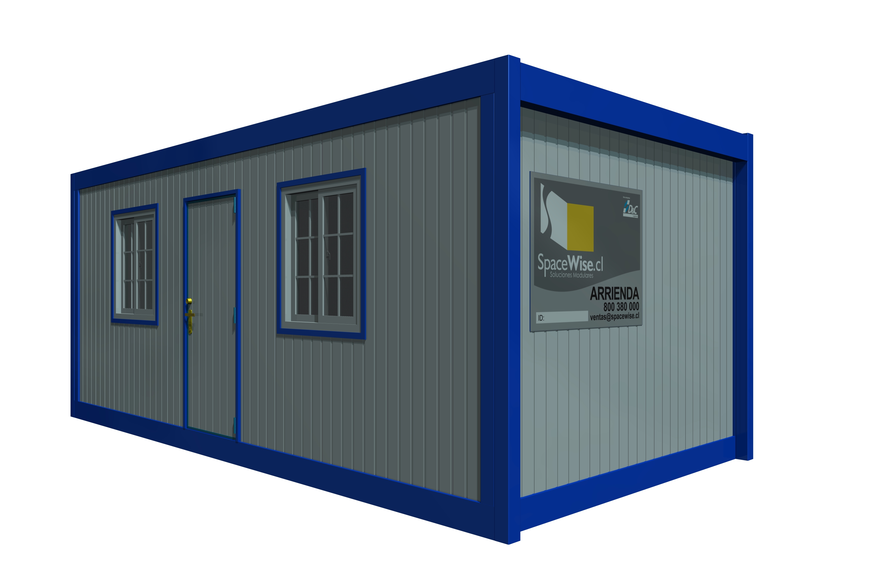 Estructura Modular 18 m2 EURO Batería Baños