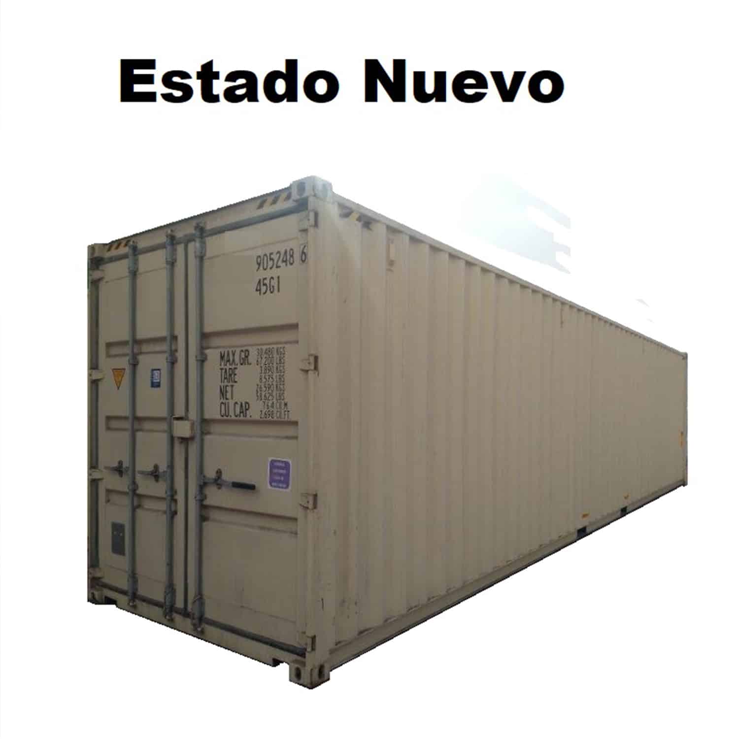 Contenedor 40' HC DRY bodega